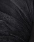 Bandeau Layered Mesh Ruffles Party Dress
