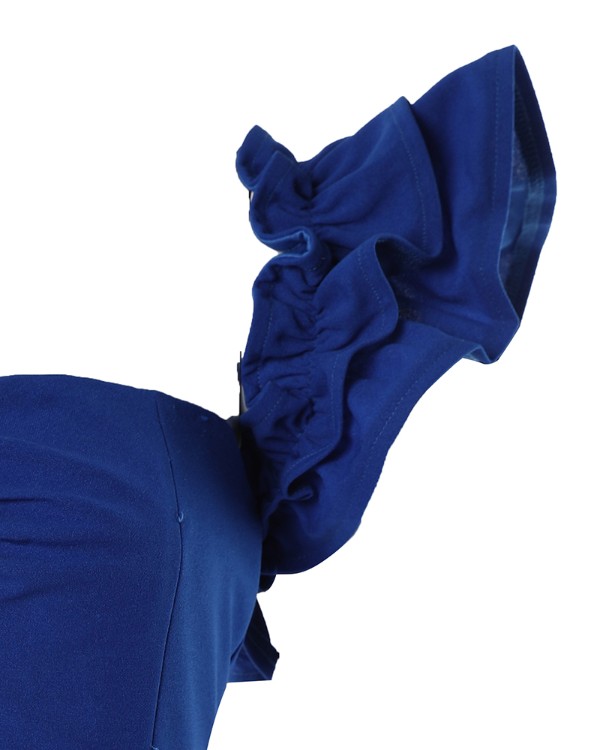 Flutter Sleeve Cutout Front Party Dress