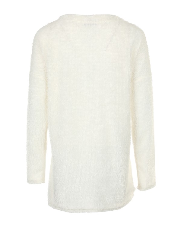 Christmas Sequins Long Sleeve Fluffy Sweater Dress