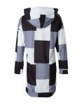 Geometric Print Hooded Long Sleeve Casual Dress