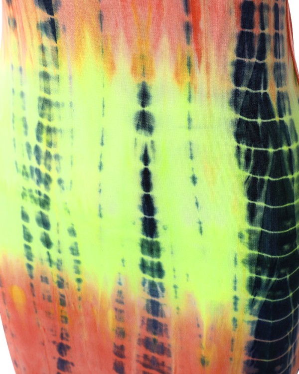 Bandeau Tie Dye Print Bodyocn Dress