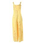 Figure Print Thick Strap Wide Leg Jumpsuit